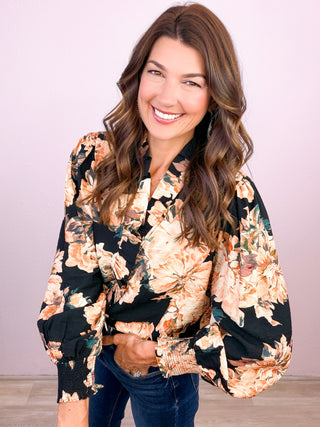 Golden Hour Blooms Top