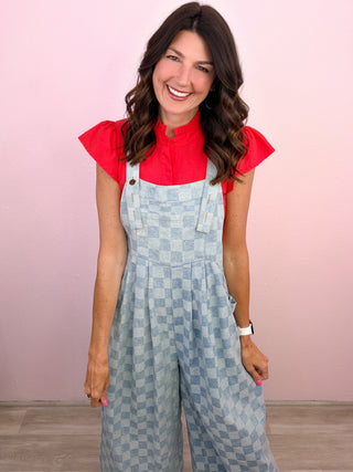 Checking All Boxes Jumpsuit