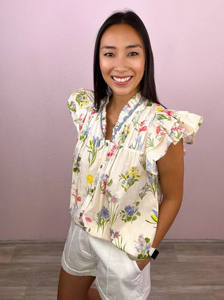 Floral Fields Top