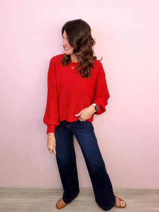 True Style Solid Sweater