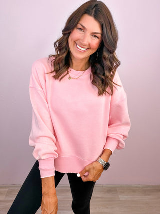 The Everyday Essential Sweatshirt - Pink