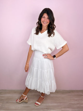 Everyday Dream Maxi Skirt (Ivory)