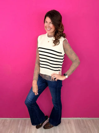 Easily Charmed Knit Top