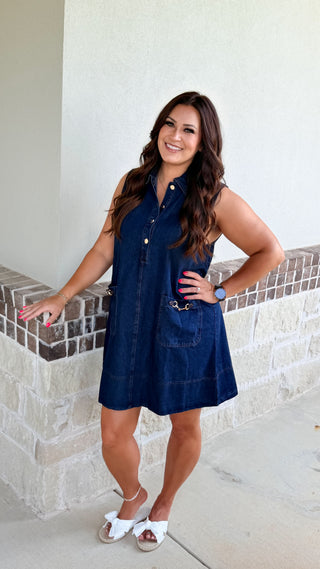 Easy Living Dress (Denim)