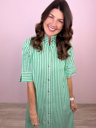 Easy Stripes Midi Dress