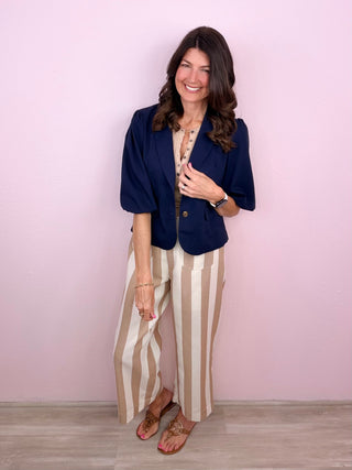 Effortless Stripe Pants
