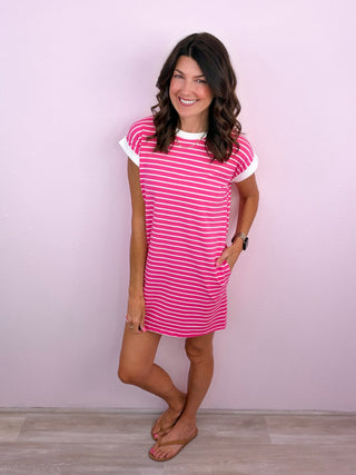 Simple Agenda Dress (Pink)