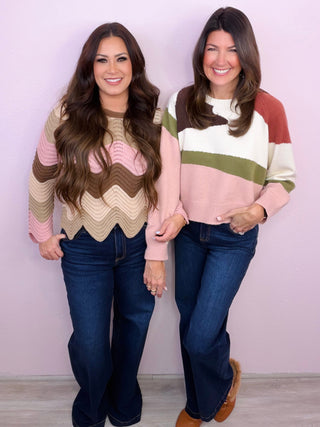 RISEN Dark Wash Wide Leg Denim