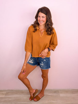 Quiet Luxury Top (Camel)