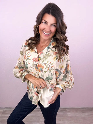 All Around Floral Top
