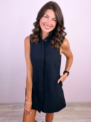 Signature Shift Dress (Black)