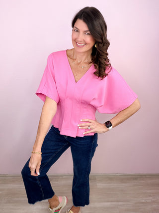 Polished Ease Top (Pink)