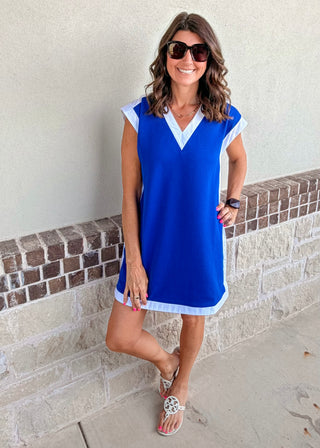 Go To Charm Dress (Royal)