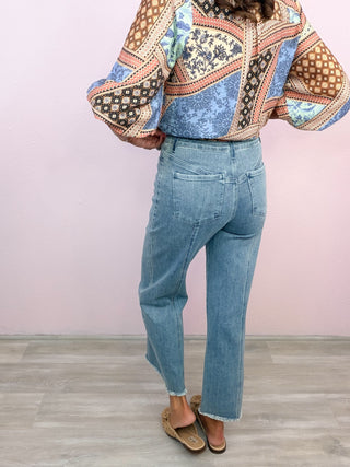 ENTRO Wide Leg Denim