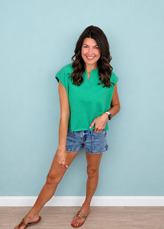 Minimal Moment Top (Green)