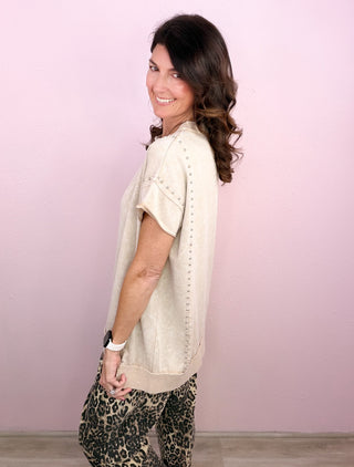 Everyday Luxe Stud Tee