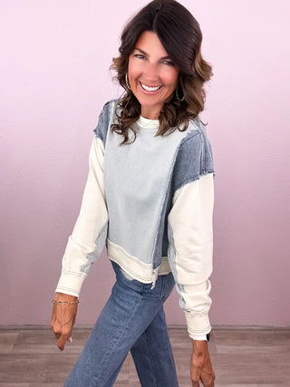 Better In Colorblock Pullover