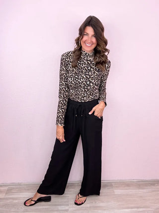 Entro Pull On Wide Leg Pants