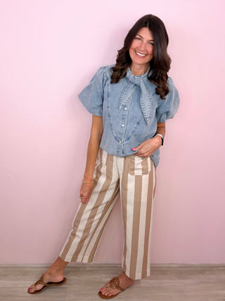 Effortless Stripe Pants