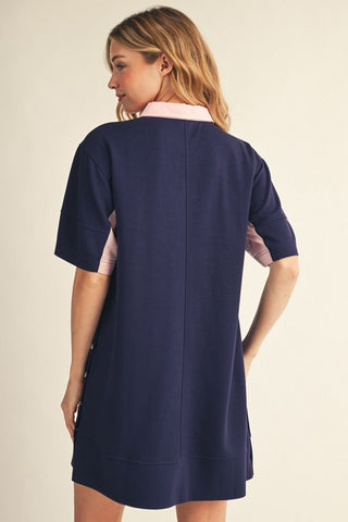 Just Add Confidence Dress (Navy)