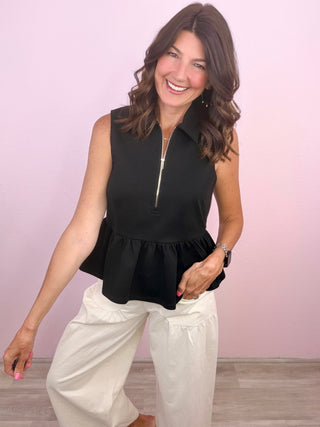 Casual Crush Top (Black)
