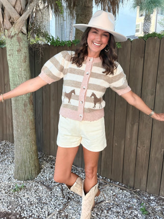 Rosy Ranch Cardigan