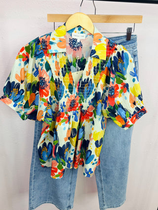 Painted Petals Top