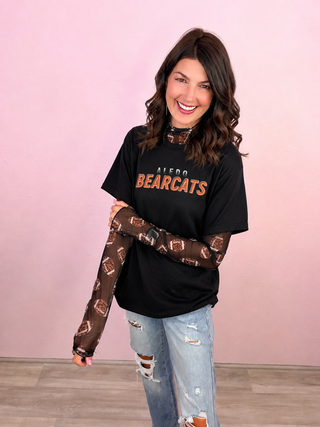 Leopard League Top
