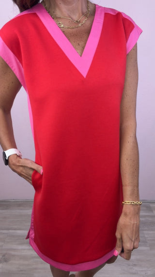 Go To Charm Dress (Red)