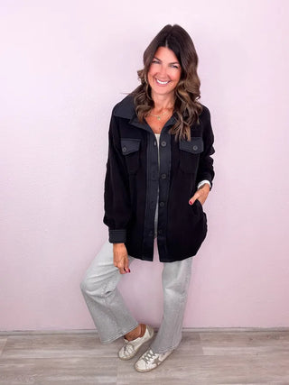 Oversized Fleece Shacket