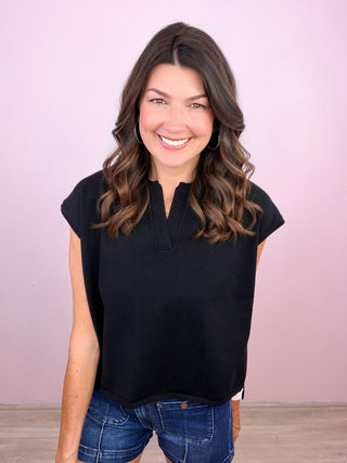 Minimal Moment Top (Black)