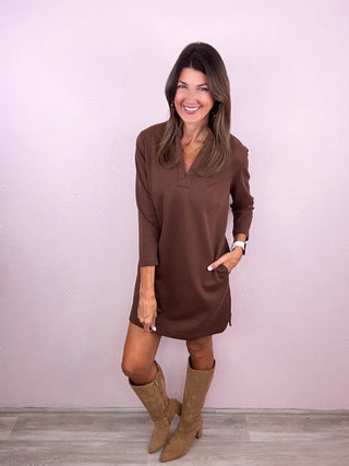 Save The Day Solid Dress