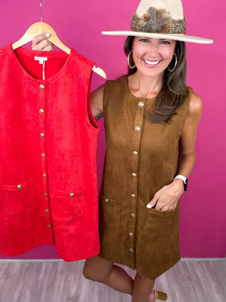 In Season Suede Dress