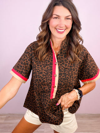 Wild Card Top (Brown)