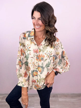 All Around Floral Top