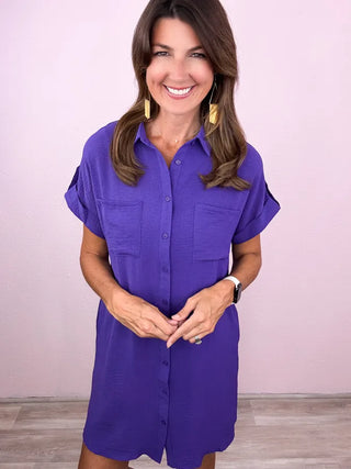 All Agendas Shirt Dress