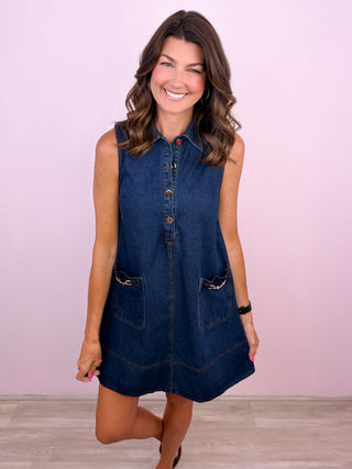 Easy Living Dress (Denim)