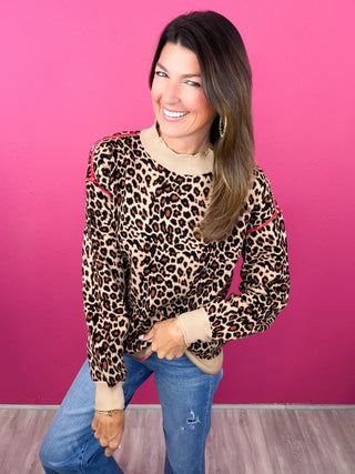 Wild for Winter Sweater Top - LIMITED!