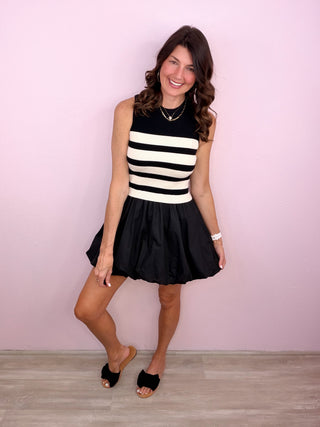 Mod Moment Bubble Hem Dress