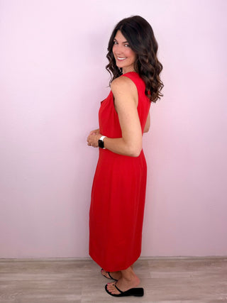 First Impression Midi Dress
