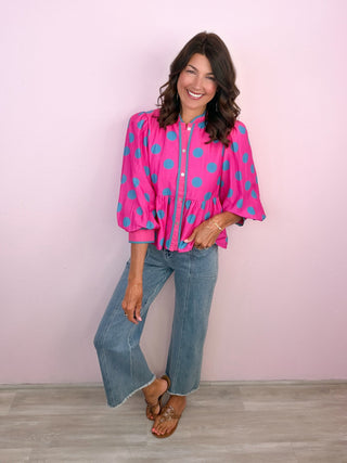 ENTRO Wide Leg Denim