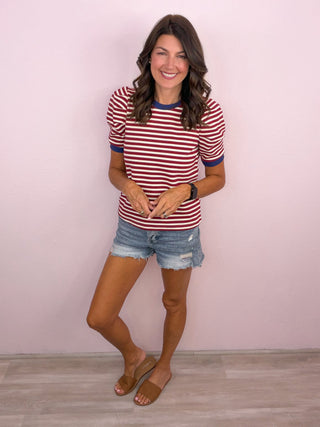 Such a Delight Top (Wine)