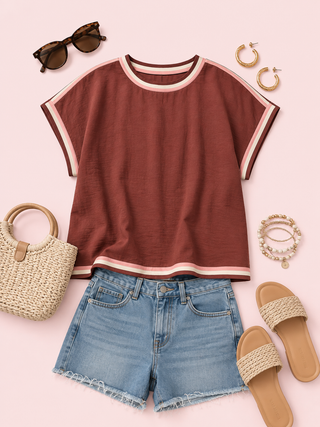 Seeking Transition Top (Brick)