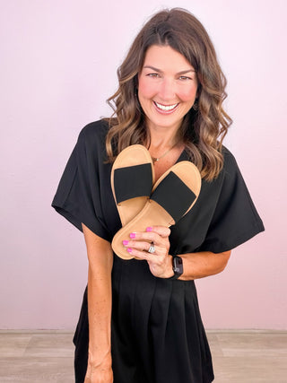 Easy Does It Sandals (Black)
