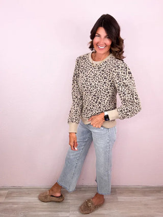 MICA Light Wash Ankle Wide Leg Denim