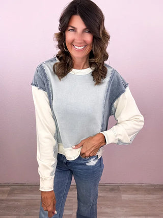 Better In Colorblock Pullover