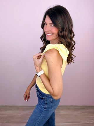 Pretty Little Bow Tank (Yellow)