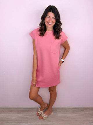 Everyday Ease Dress (Mauve)