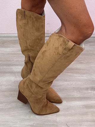 Barcelona Knee High Western Boots