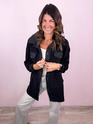 Oversized Fleece Shacket